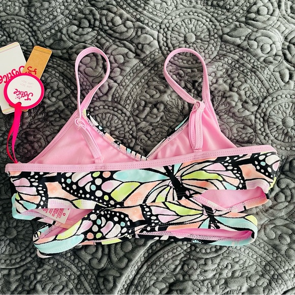 Justice Girl’s 2pc Swimsuit size12/14 - Picture 4 of 10